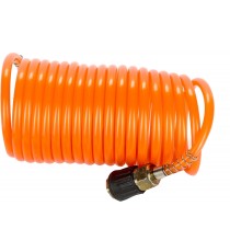 PU spiráltömlő 6x8 mm 10 m gyorscsatlakozóval szerelt