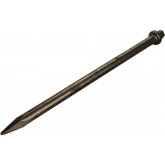 Négyszögletű hegyes véső, 215 mm hosszú