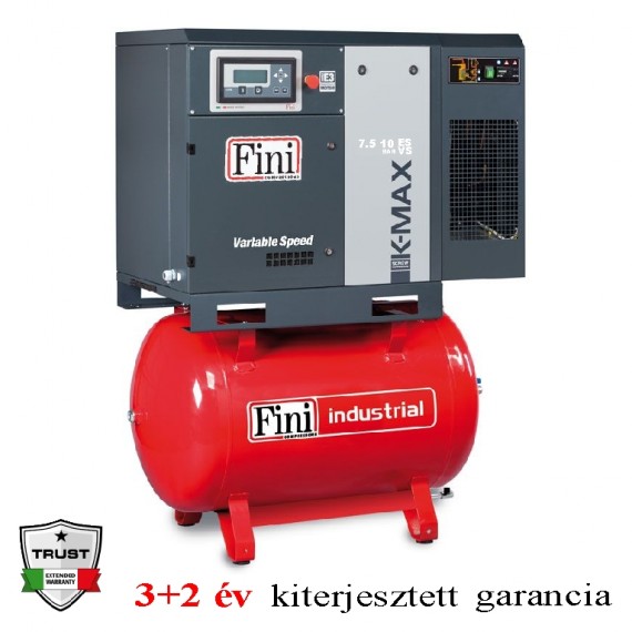 Csavarkompresszor hűtveszárítóval K-MAX 7.5-10-270 ES VS