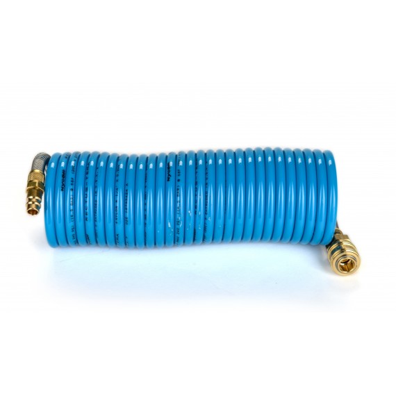 PA 12 spiráltömlő 6x8 mm 10 m gyorscsatlakozóval szerelt