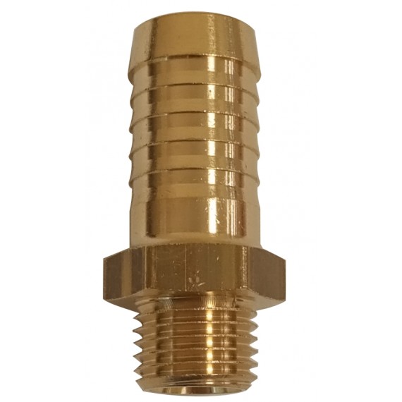 Menetes tömlővég 1/4"x 13 mm külső menet