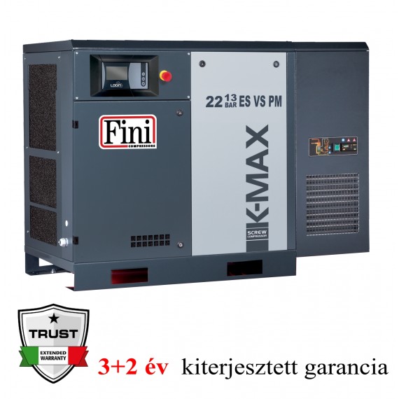 Csavarkompresszor hűtveszárítóval K-MAX 22-13 ES VS PM