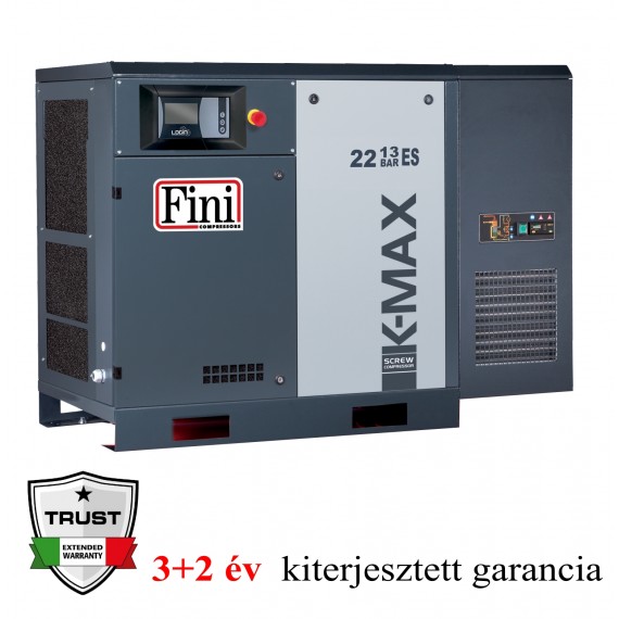 Csavarkompresszor hűtveszárítóval K-MAX 22-13 ES