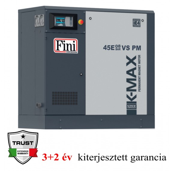 Csavarkompresszor K-MAX 45E-08 VS PM