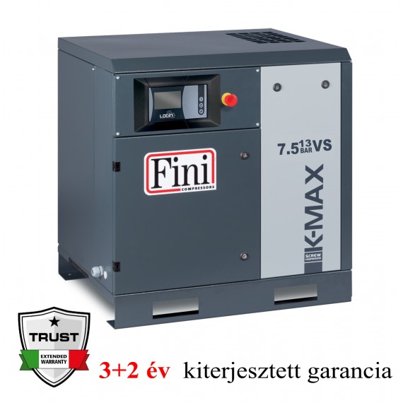 Csavarkompresszor K-MAX 7.5-13 VS