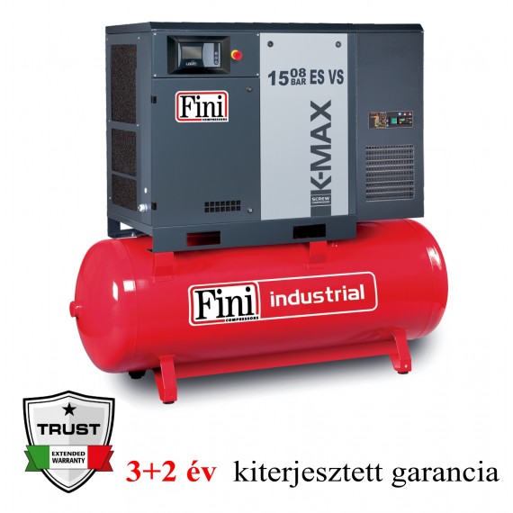 Csavarkompresszor hűtveszárítóval K-MAX 15-08-500 ES VS