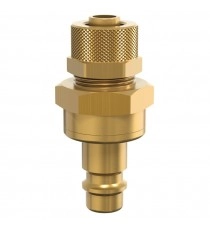 Dugó kétoldalon záró 6x8 mm rugós tömlővédővel