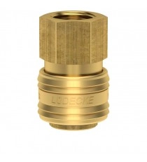 Gyorscsatlakozó kétoldalon záró 1/2" belső menet