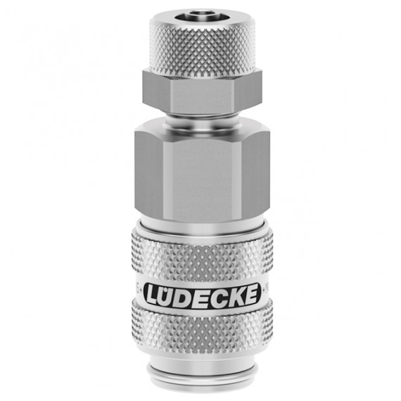 Gyorscsatlakozó 6x8 mm tömlőcsatlakozással