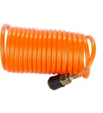 PE spiráltömlő 6x8 mm 5 m gyorscsatlakozóval szerelt