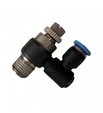 Elforgatható fojtó- visszacsapó szelep 8mm x 1/8"