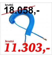 PU spiráltömlő 8x12 5 m 3/8" forgó csavarzattal